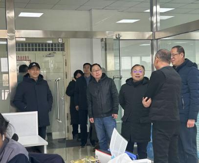 现代产业区北部片区管理局来企业走访慰问